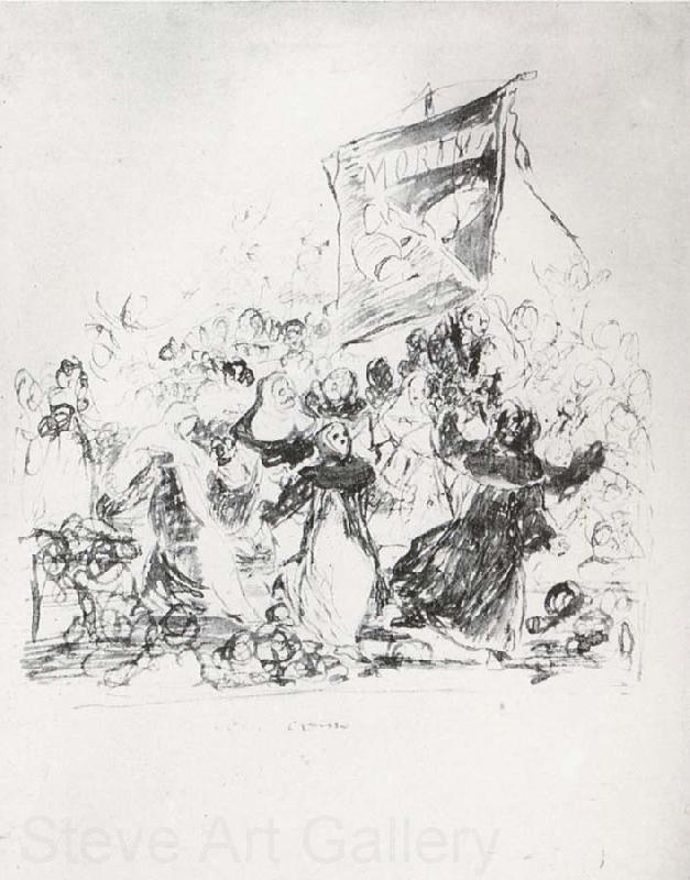 Francisco Goya Drawing for plate 190 Norge oil painting art